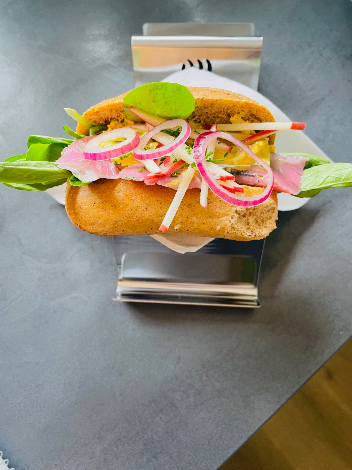 Selbstgemachtes Fischbrötchen von Fischen bei Chrischen in Hoisdorf