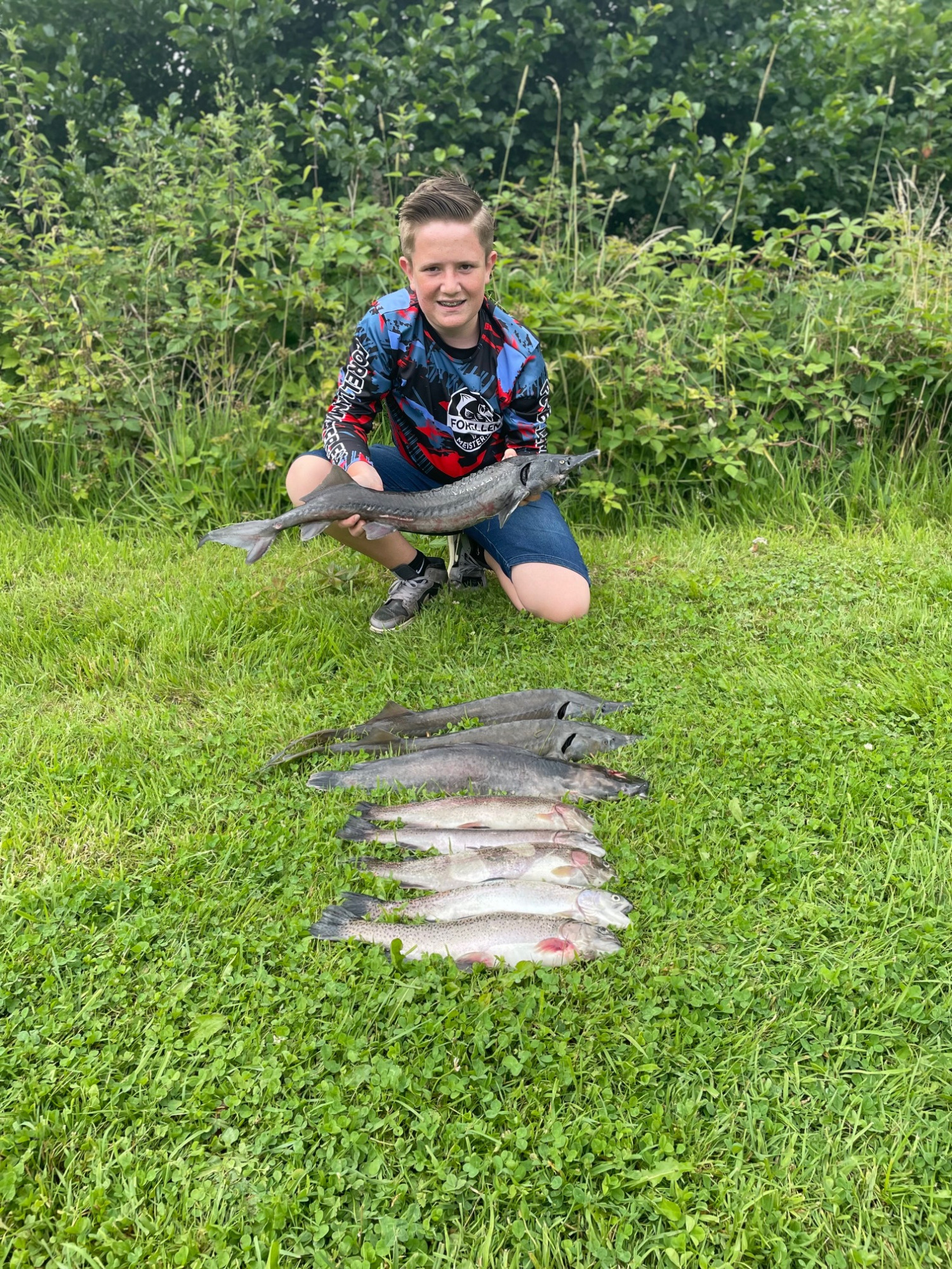 Eindruck von der Angelanlage Fischen bei Chrischen in Hoisdorf